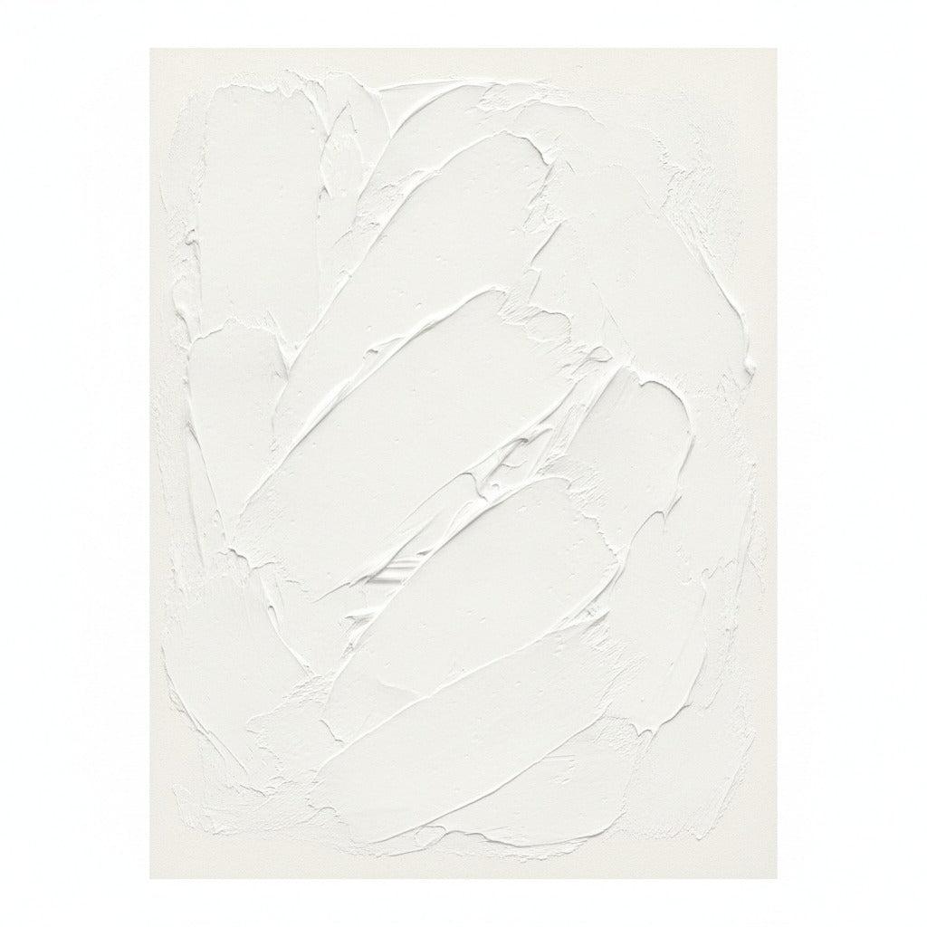 Loodwit kunstprint